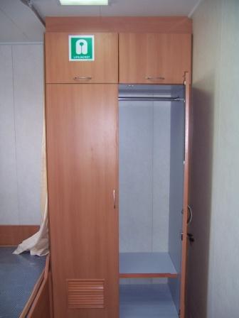 Locker two compartment