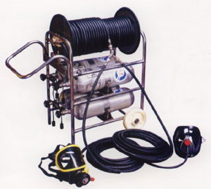 Long hose breathing apparatus